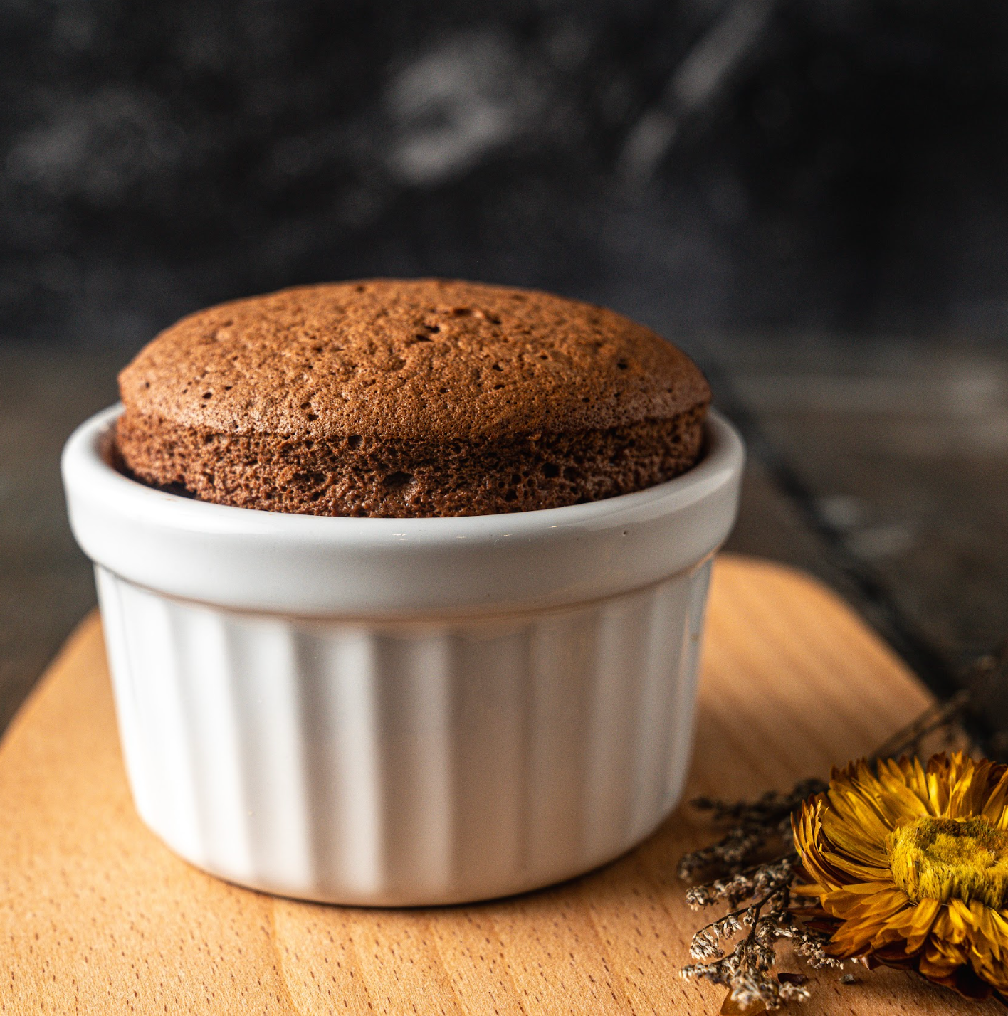 Cheese and Chocolate Soufflé