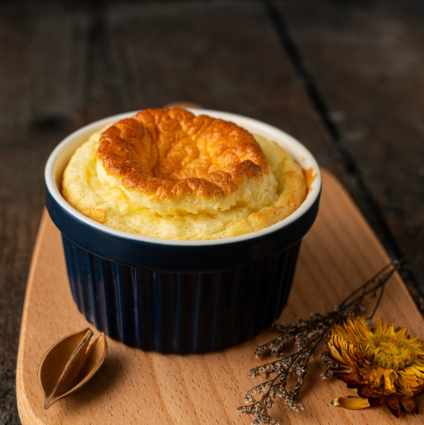 Cheese and Chocolate Soufflé