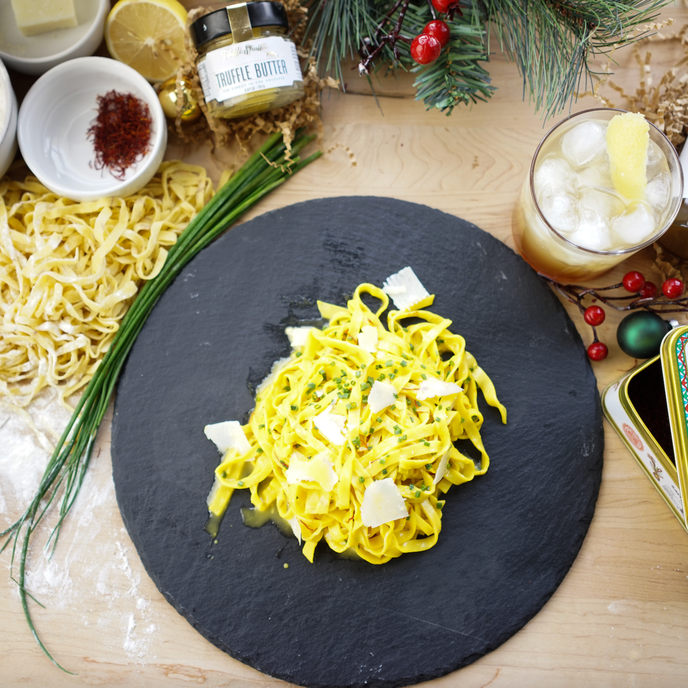 Spanish Saffron Tagliatelle Pasta