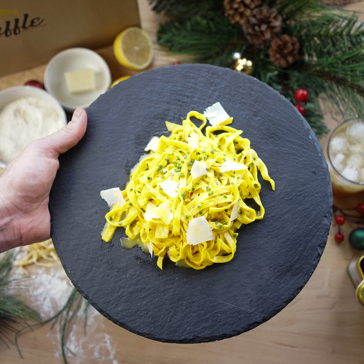 Spanish Saffron Tagliatelle Pasta