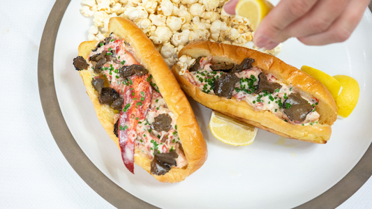 Maine Lobster Rolls with Truffle Carpaccio