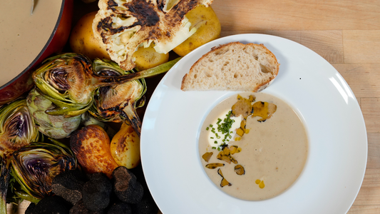 Black Truffle and Artichoke Soup