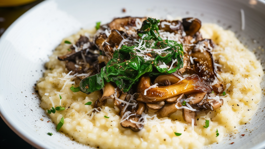 Kale and Wild Mushroom Risotto