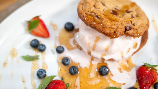 Brown Butter Chocolate Chip Ice Cream Cookie Sandwiches