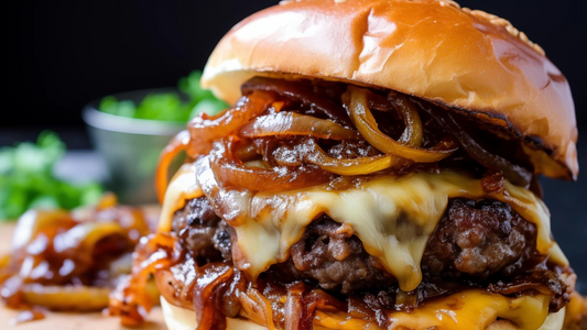 Barbecue Truffle Cheeseburger