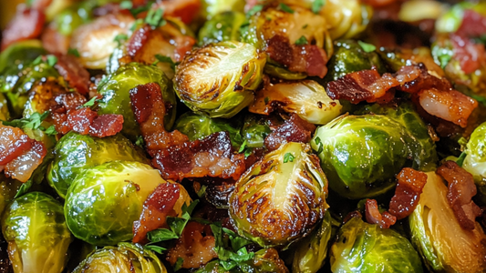 Brussels Sprouts with Bacon, Dijon & Sage