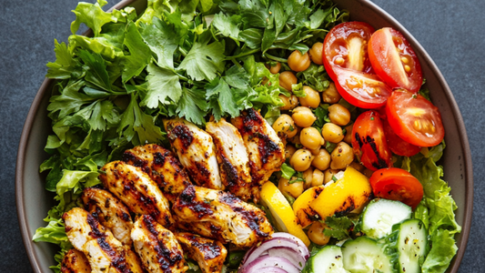 Lemony Shawarma Chicken Salad