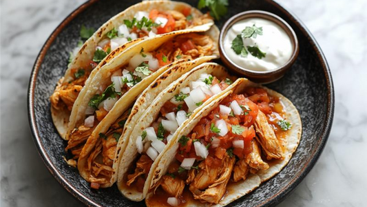 Traditional Chicken Tinga Tacos