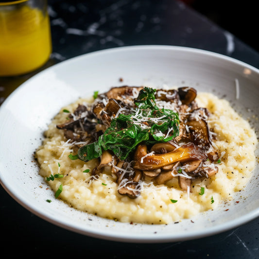 Kale and Wild Mushroom Risotto