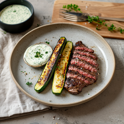 Chef Anna's Sizzling Ribeye Steak with Zuchinni and Yogurt Sauce Live Class