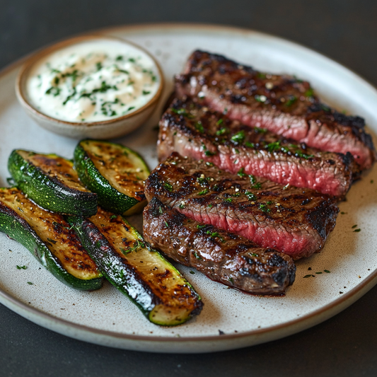 Chef Anna's Sizzling Ribeye Steak with Zuchinni and Yogurt Sauce Live Class